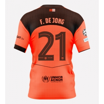 Barcelona Frenkie de Jong #21 Maglia Gara Terza Repliche 2025-26 Maniche Corte